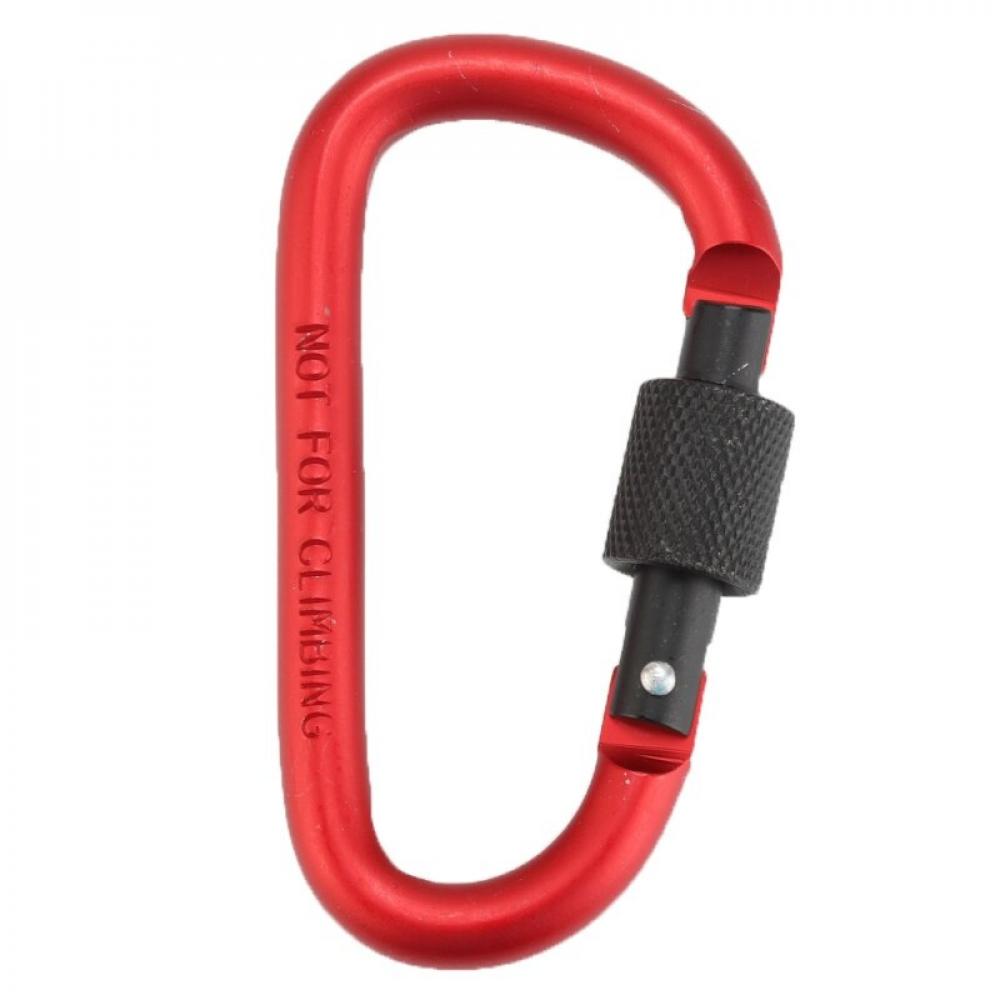 Details about / Alloy Outdoor Hook Spring Clips D Carabiner D-Ring Key Chain Camping Keyring
